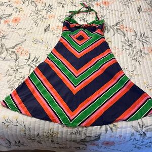 Trina Turk Multicolor Halter Dress